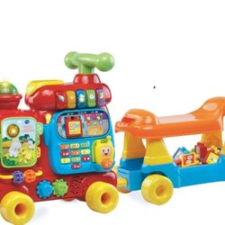 Red VTech Sit-to-Stand Ultimate Alphabet Train