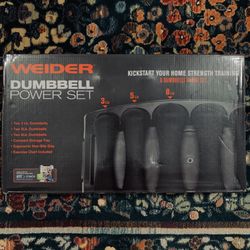 Weider 3,5,8lb Dumbbell Power Set - NEW