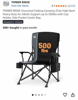Timber Ridge Oversized Heated Camping Chair