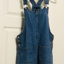 Forever 21 Women’s Denim Jeans Overall Dress Size Small