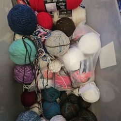 Miscellaneous Skeins Of Yarn