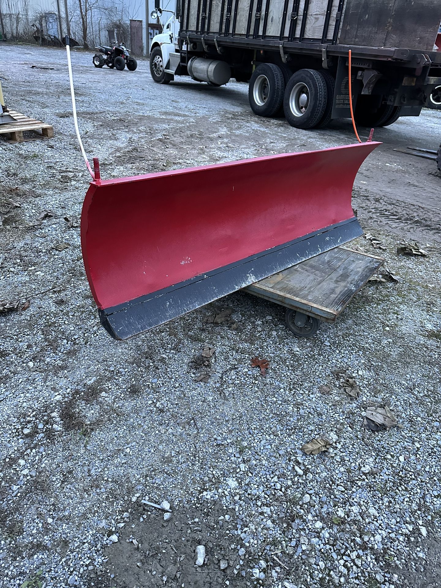 Plow with Skid Steer attachment