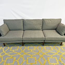 ( Delivery Available ) Burrow Field Dark Gray Sofa