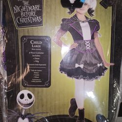 Halloween Costume Nightmare Before Christmas Disney Jack Skellington Skeleton Child Kids Youth Teen 12-14 Boys Girls 