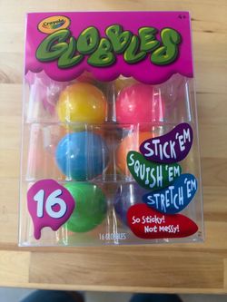 Crayola Globbles 16-Pack Squish Toys
