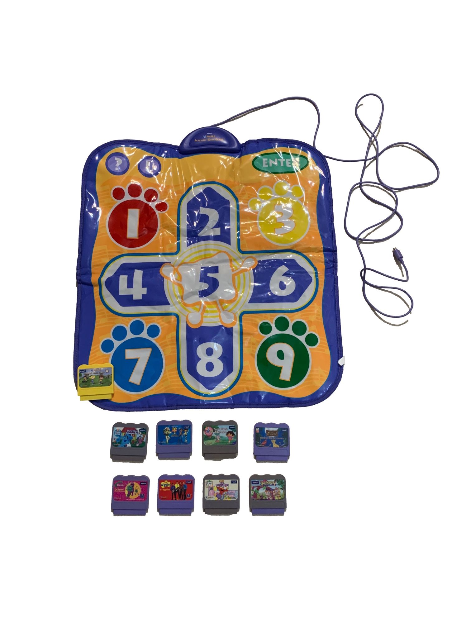 VTech V. Smile Jammin' Gym Class TV Plug In Kids Education Game Cartridges