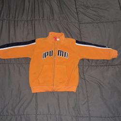 Puma toddler boy sweatshirt size 2T. Has a couple stains & piling but makes a great play shirt
