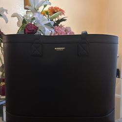 Leather Tote Burberry Bag 
