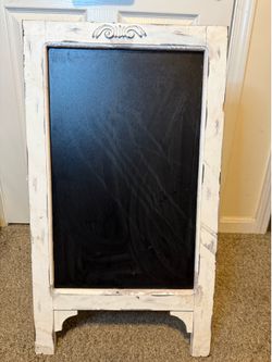 Double sided chalk board