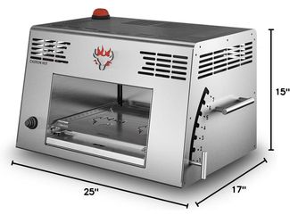 Schwank 1500°F Portable Infrared Propane Grill, Stainless Steel LP Gas