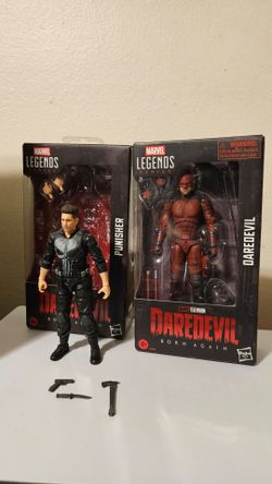 Daredevil born again marvel legends punisher and daredevil