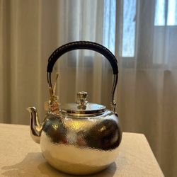 Silver Kettle And Teapot