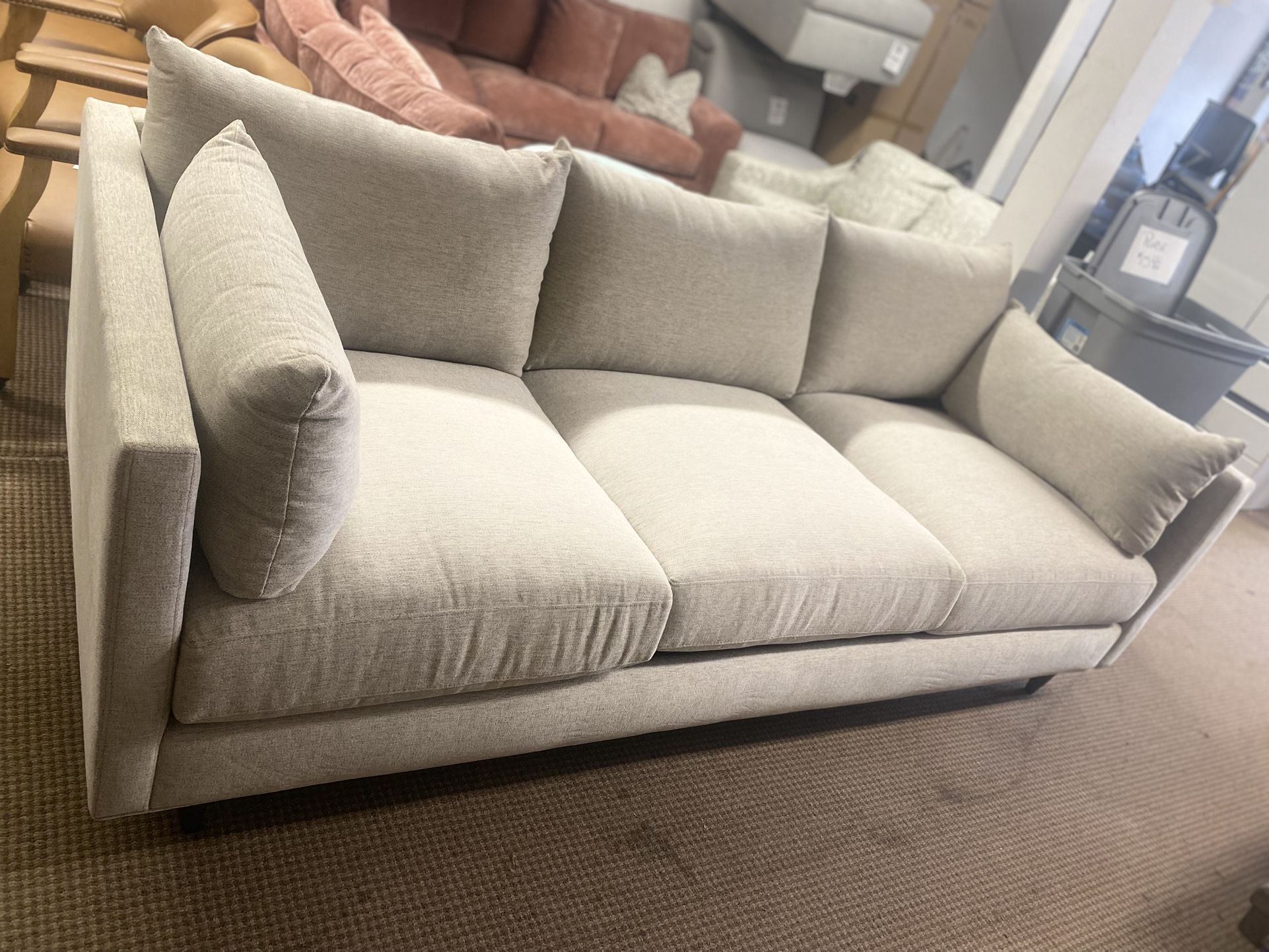 NEW ELEGANT GRAY SOFA 