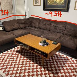 Brown Sectional For Sale