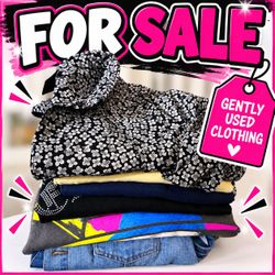 Gently Used Clothing Bundle Mixed Lot size L and Xl