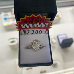14kt Diamond Ring 6.4 Grms 