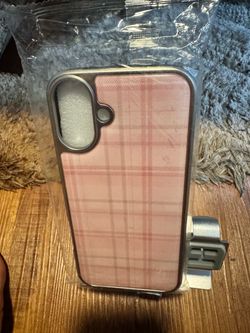 iPhone 16 Plus carbon fiber case with metallic casing. New. Excellent quality and sealed. Never used. See my other offers for amazing deals.