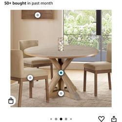 Amazon Dining Table Round Brand New Open Box 