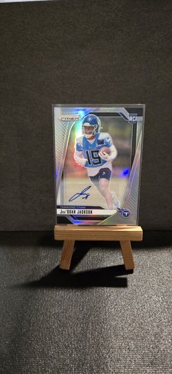 2024 Panini Prizm Jha’QUAN Jackson RC Silver Auto #352 Titans