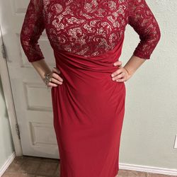 Red Dress Size 6 