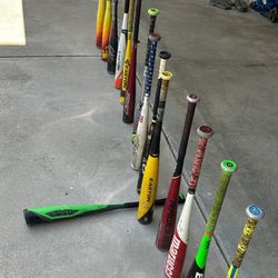 Different USSSA AND USA BATS FOR SALE 
