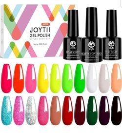 Joytii Gel Nail Polish Kit, 23pcs Gel Nail Polish Set