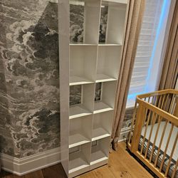 Modern White Metal Bookshelves