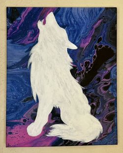"Spirit of the Wild" Wolf painting