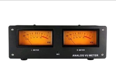 MIC-73 Voice Control Square Analog VU Meter Alloy Panel and LED Warm Backlight