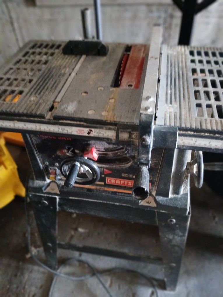 10" Craftsman Table Saw