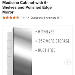  2 Medicine Cabinets 