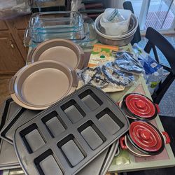 Lots of items for baking