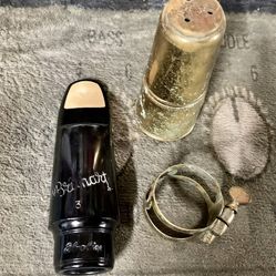 Brilhart 3 Tenor Saxophone Mouthpiece  Vintage 1(contact info removed) - Ebolin w/Cap & Ligature 
