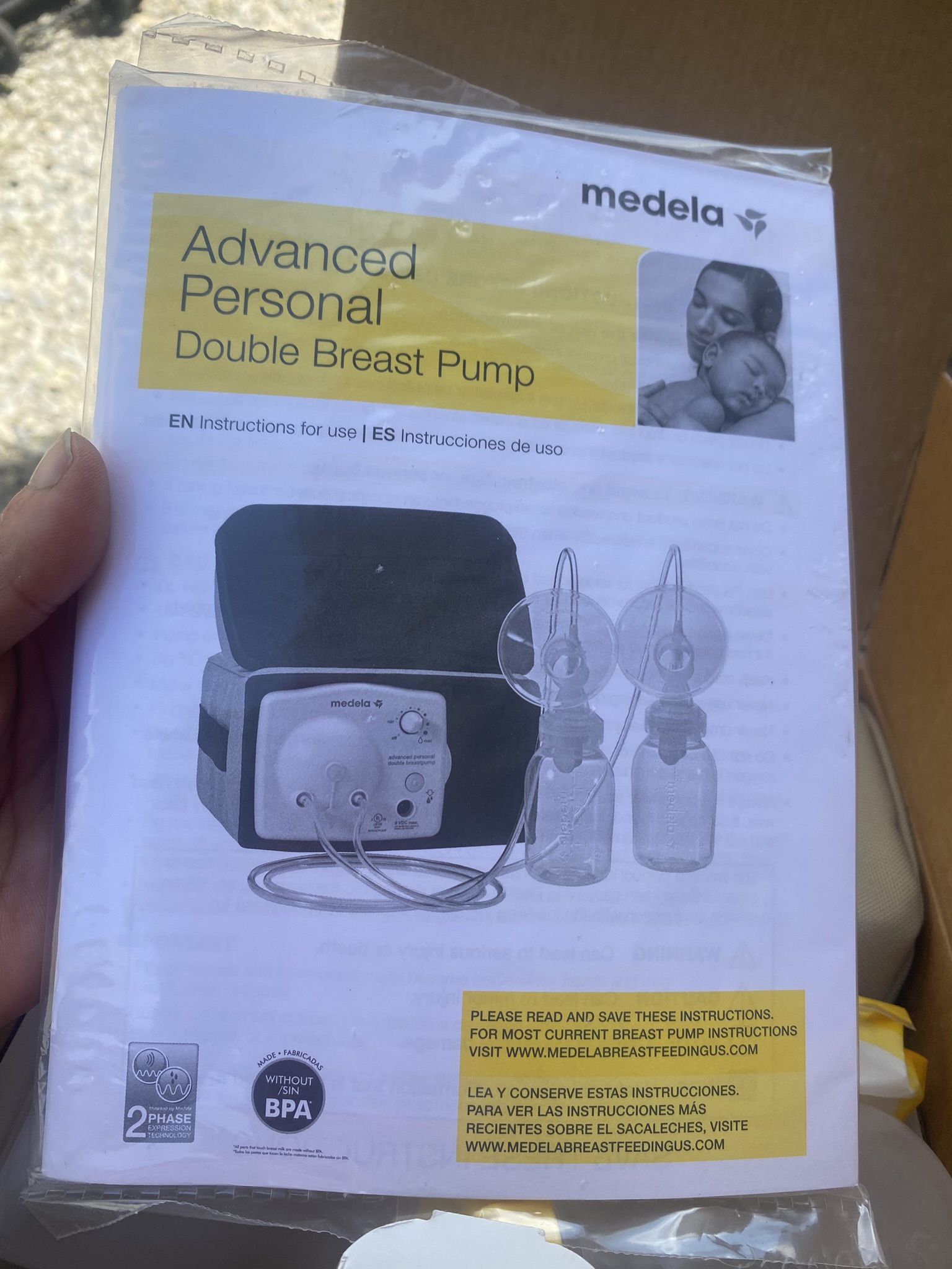 New Double Breast Pump In Box