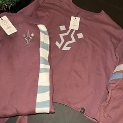 New Juniors Heroes & Villains STAR WARS AHSOKA FRONT TIE SHIRT & Joggers - with tags