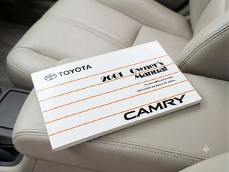 2001 TOYOTA CAMRY OEM FACTORY OWNERS MANUAL