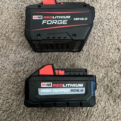 Milwaukee M18 FORGE HD12.0 High Output XC6.0  Batteris New