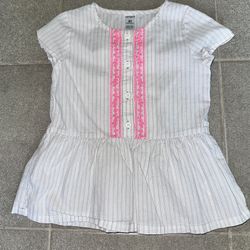 4T Carter’s Peplum Button Shirt 