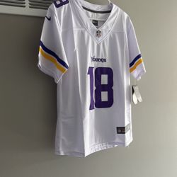 XL Nike Official NFL Vikings White Jersey Xl Women’s 