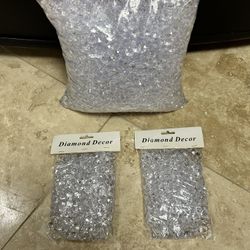 Clear 12mm Diamond Decoration