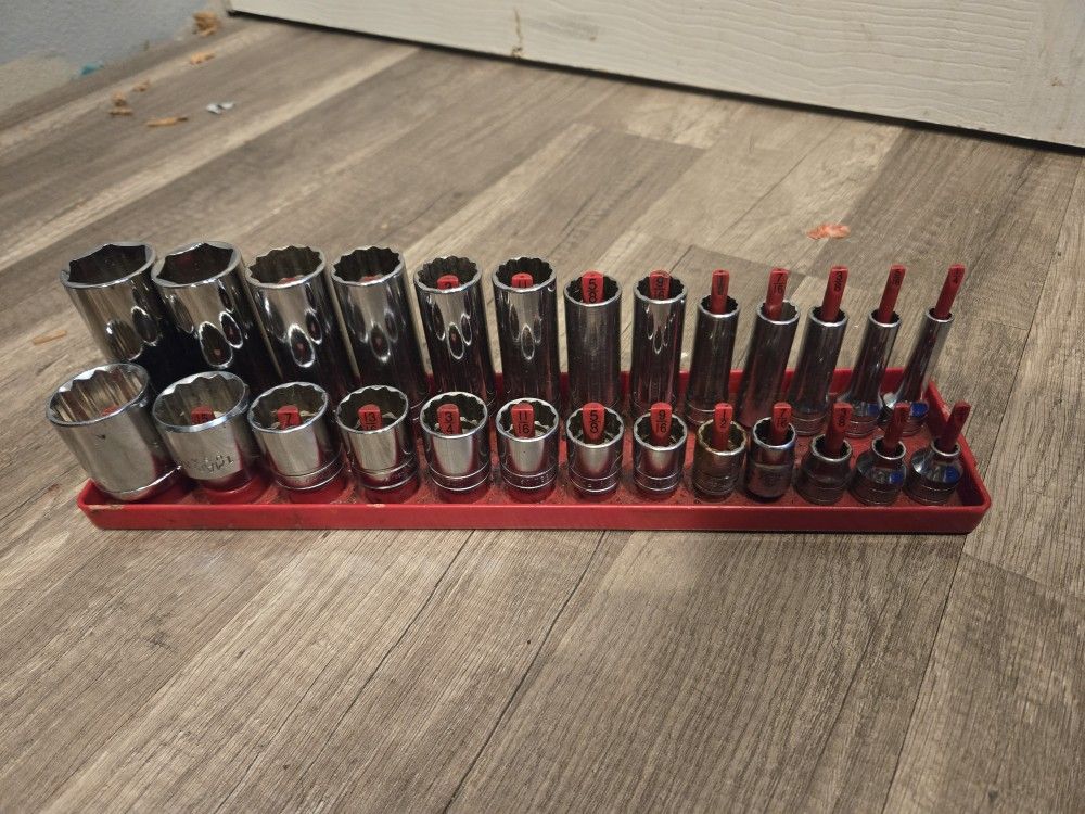 SNAP-ON SAE SOCKET SET- $160 Try to Beat it