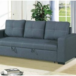 CONVERTIBLE SOFA BLUE GREY NEW IN BOX ☎️ 1714586,2564