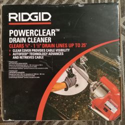 Ridged PowerClean Drain Cleaner 