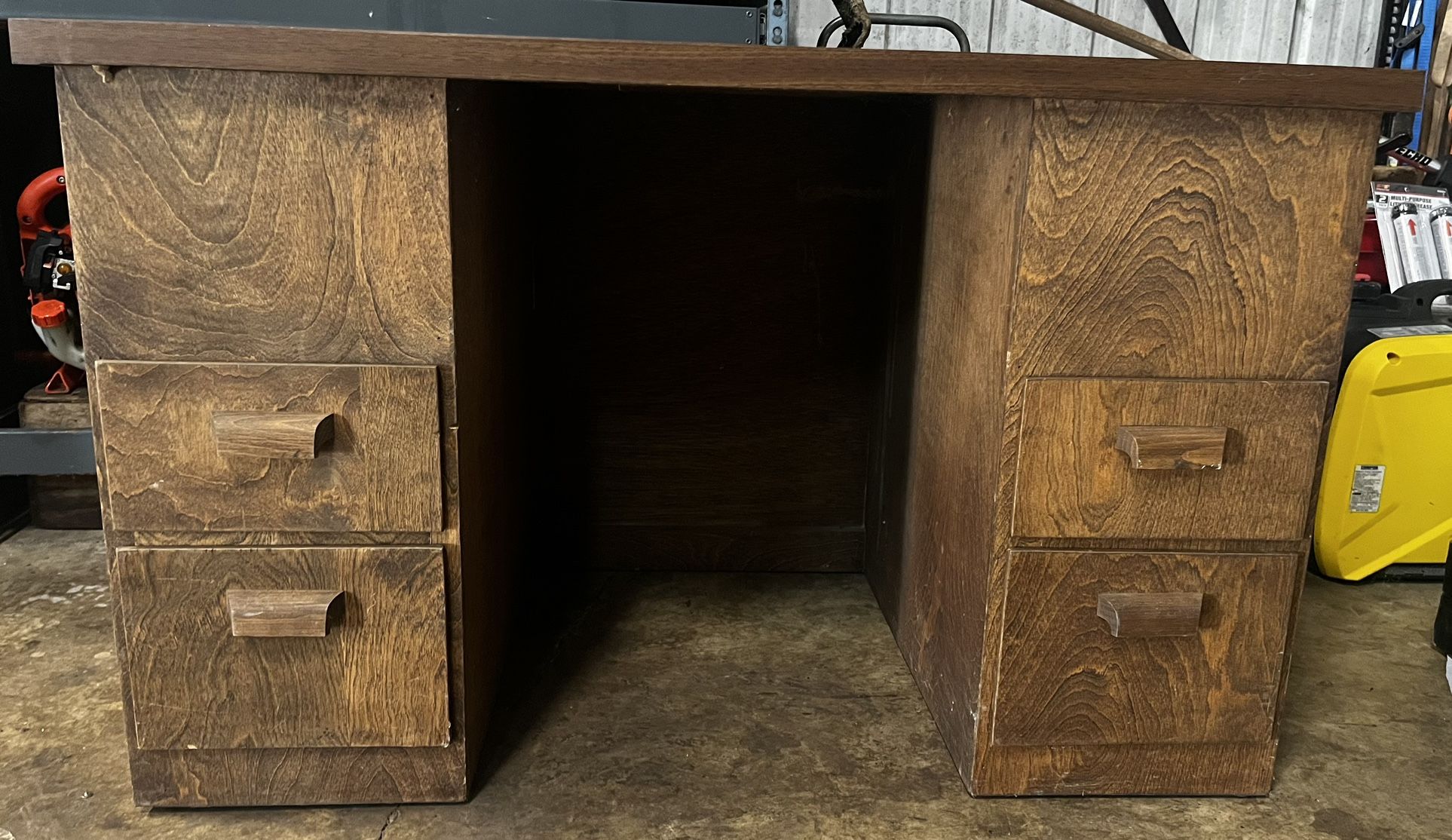 Vintage youth desk-custom made by grandpa! About 35 years old.