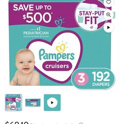 PAMPERS SIZE 3