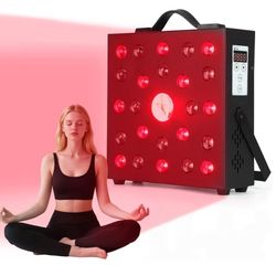 Red Light Therapy, Clinical Grade LED Near-Infrared Light Therapy Panel, 228W COB Bead, 630nm 660nm 850nm Panel for Skin Rejuvenation, Pain Relief, Im