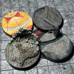 Set of 4 Figure Display Bases For 1/12 Action Figures