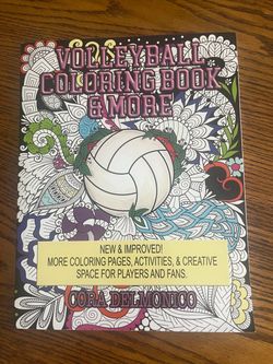 New Volleyball Coloring Book