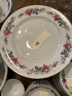 Kyoto fine China silver rose