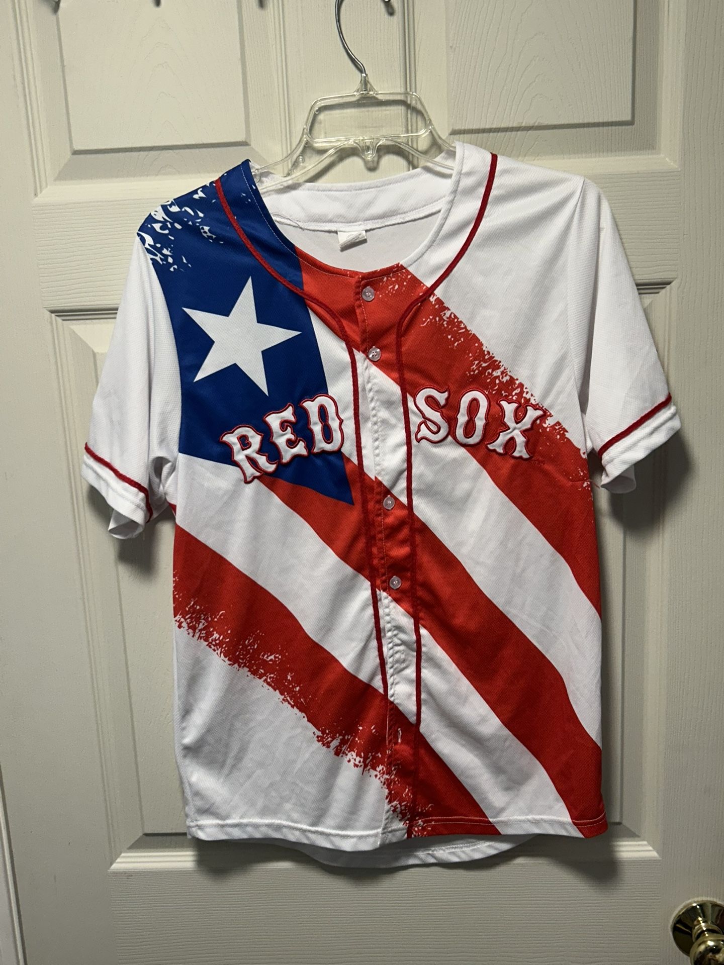 2023 Boston Red Sox Puerto Rican Celebration Jersey Adult Small 7/25/23 MLB SGA